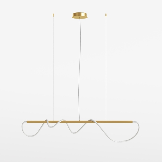 Maytoni tau lampadario da cucina con tubo led 3000k