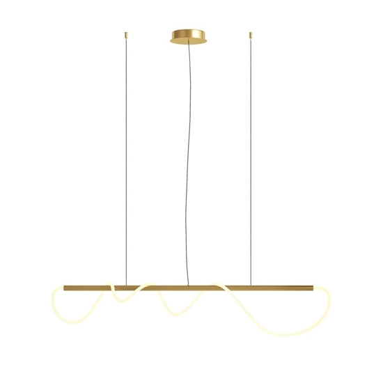 Maytoni tau lampadario da cucina con tubo led 3000k