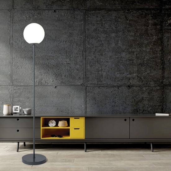 Miloox jugen lampada da terra moderna colore ottanio