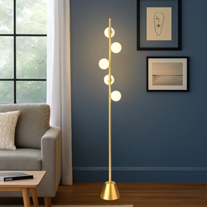 Miloox pomi sforzin lampada da terra moderna oro