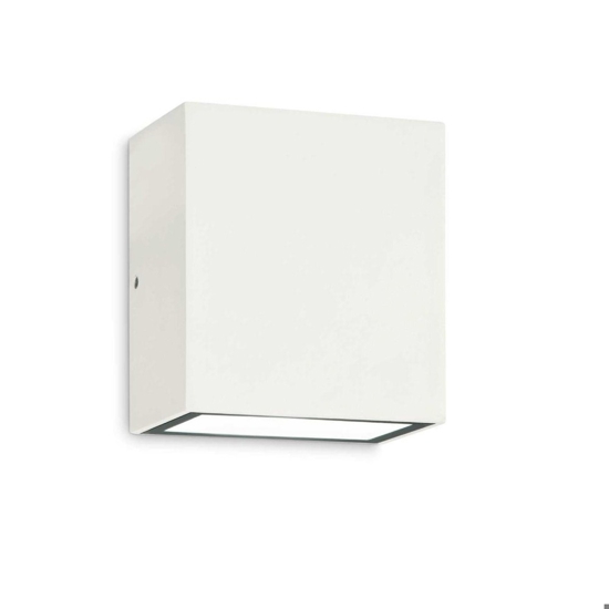 Argo ap2 4000k ideal lux applique da esterno ip65 led 10w 4000k metallo bianco