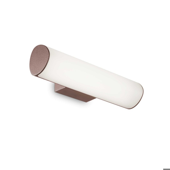 Ideal lux etere ap applique da esterno corten led 10w 3000k ip44