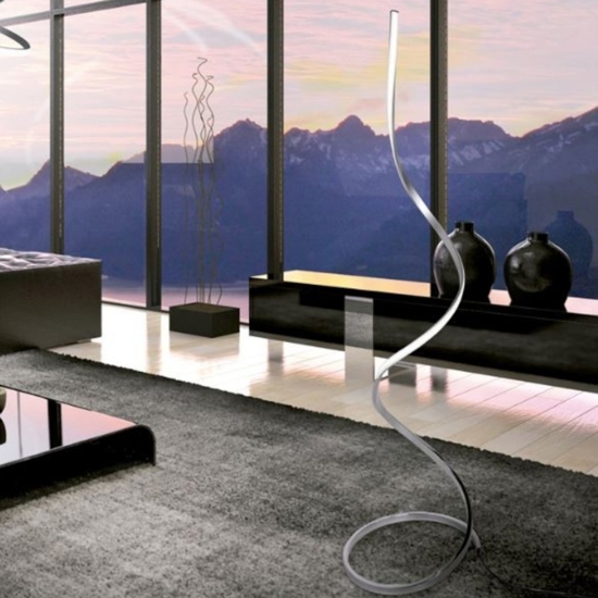 Piantana led dimmerabile design moderna per soggiorno