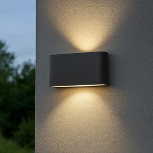 Isyluce applique da esterno moderna antracite led 20w 3000k