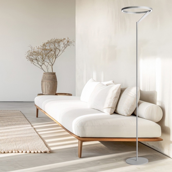 Piantana titanio vivida meridiana moderna led 27w 3000k 4000k