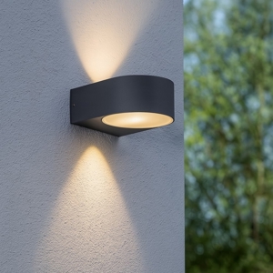 Iko ap1 ideal lux applique per esterno ip54 antracite mdoerna