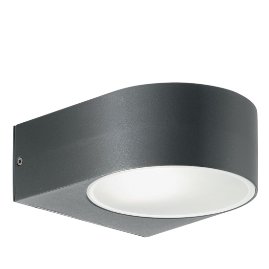 Iko ap1 ideal lux applique per esterno ip54 antracite mdoerna