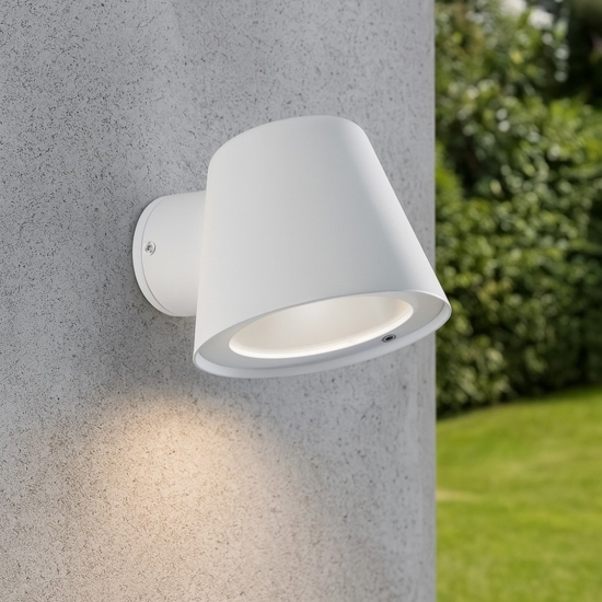Ideal lux gas ap1 applique da esterno ip43 bianco 