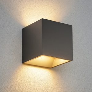 Rubik ap 4000k ideal lux applique cubo per esterno led 8,5w ip54 antracite