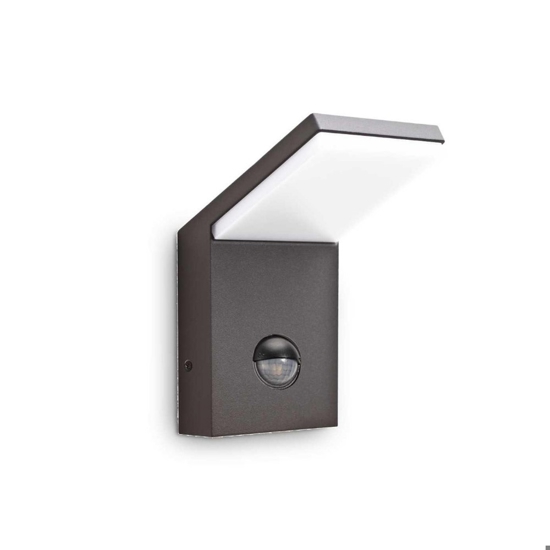 Style ap applique da esterno antracite led 3000k sensore di movimento ideal lux