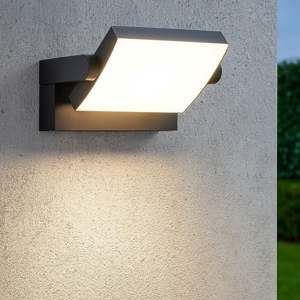 Applique da esterno ideal lux swipe ap orientabile nero