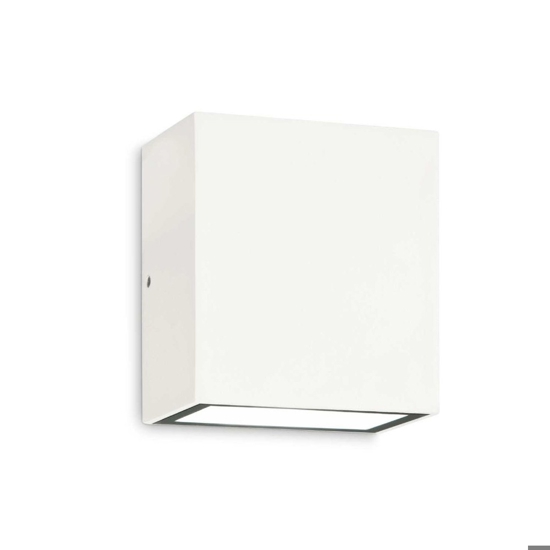 Argo ap1 3000k ideal lux applique da esterno bianca led 6w ip65