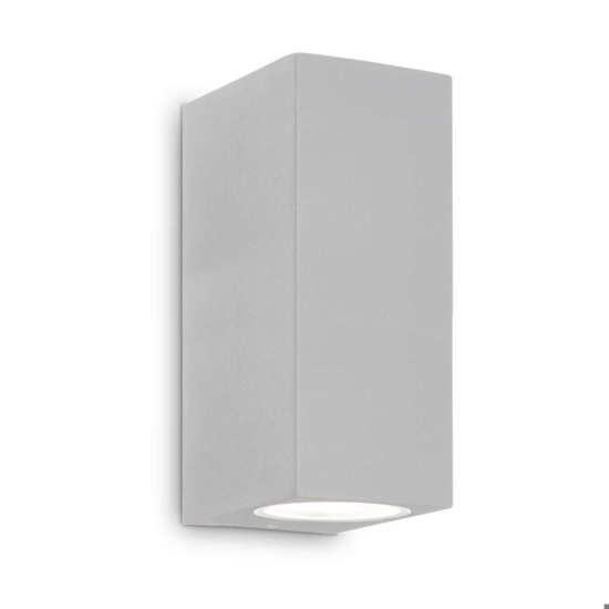 Up ap2 ideal lux applique da esterno doppio fascio luce ip44 grigio