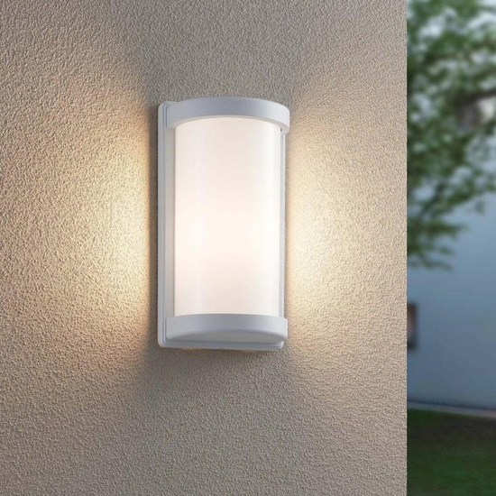 Applique per esterno da parete bianca moderna ip44