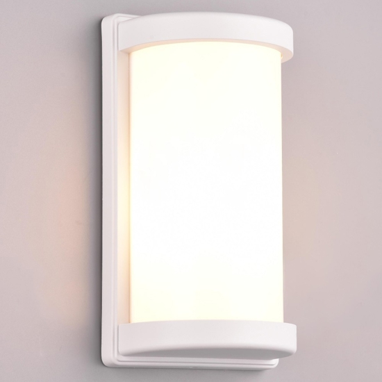 Applique per esterno da parete bianca moderna ip44