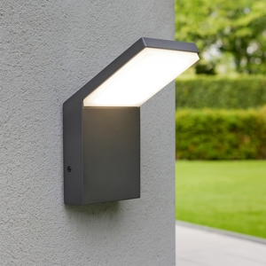 Ideal lux style pa applique illuminazione per esterno antracite led 9w 4000k