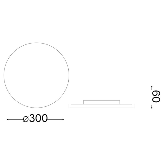 Punto ap d30 ideal lux applique da esterno antracite 16w 3000k