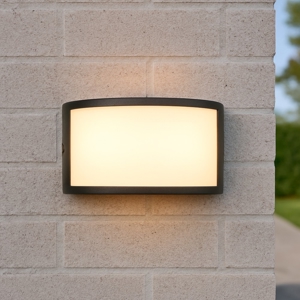 Rex-1 ap1 ideal lux  applique da esterno nera ip44 e27