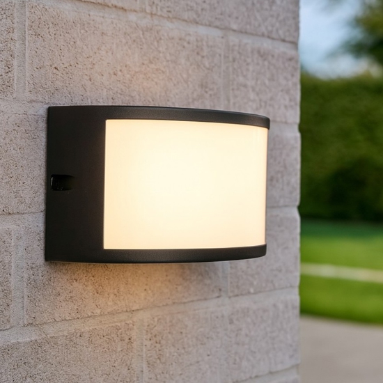 Rex-1 ap1 ideal lux  applique da esterno nera ip44 e27