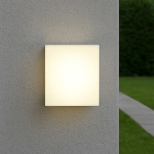Applique da esterno snow ap ideal lux led 4000k ip65