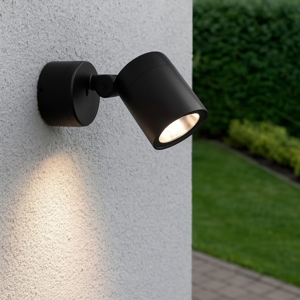 O-zone ap ideal lux applique per esterno ip66 orientabile nera led