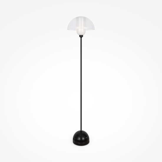 Maytoni lampada da terra moderna nera per salotto minimale h139 cm