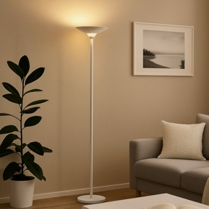 Gea luce ypsilon lampada da terra bianca led 3000k moderna