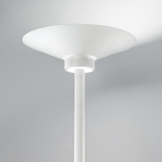Gea luce ypsilon lampada da terra bianca led 3000k moderna