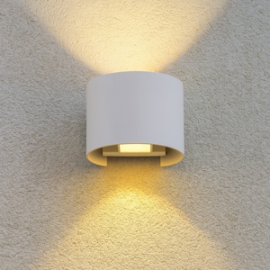 Life applique da esterno rotonda led 7w 3000k bianco moderno