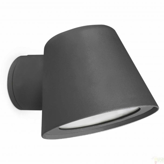 Applique da esterno grigio scuro moderna luce verso il basso