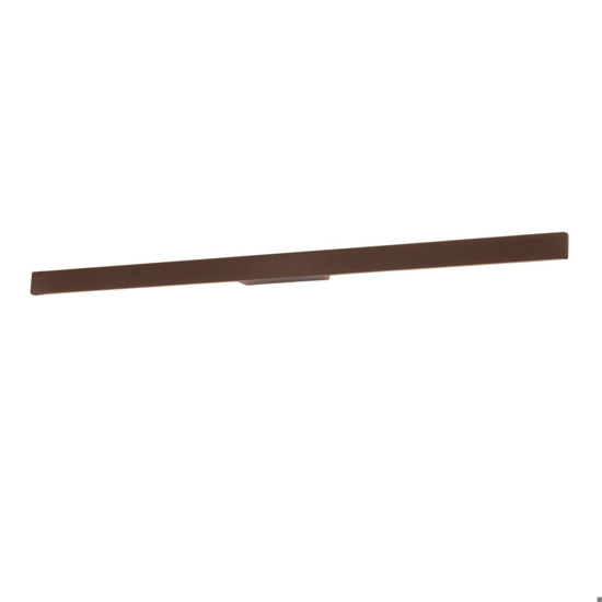 Applique da esterno marrone corten moderna led 24w 3000k
