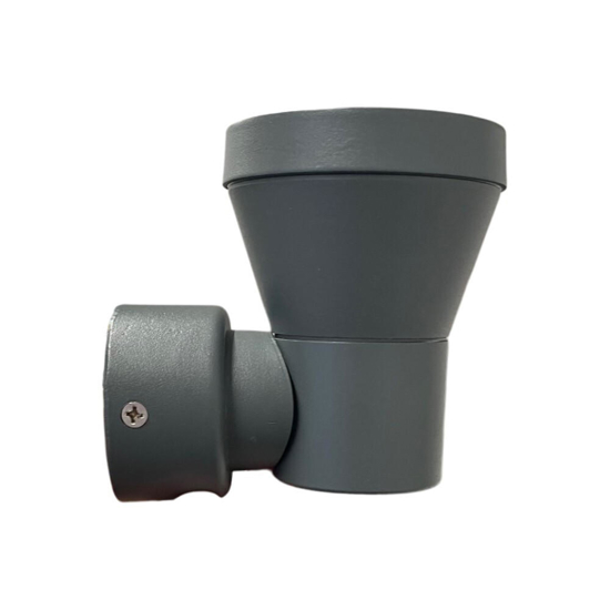 Applique da esterno moderno alluminio antracite ideal lux fp
