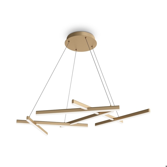 Maytoni line lampadario da cucina design moderno led 4000k