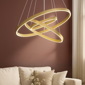 Maytoni rim lampadario moderno per soggiorno led 4000k