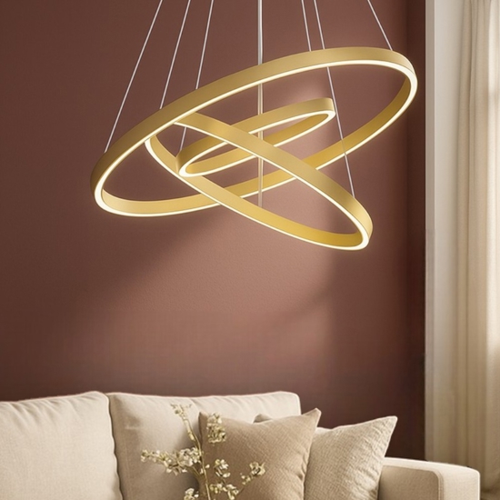 Maytoni rim lampadario moderno per soggiorno led 4000k