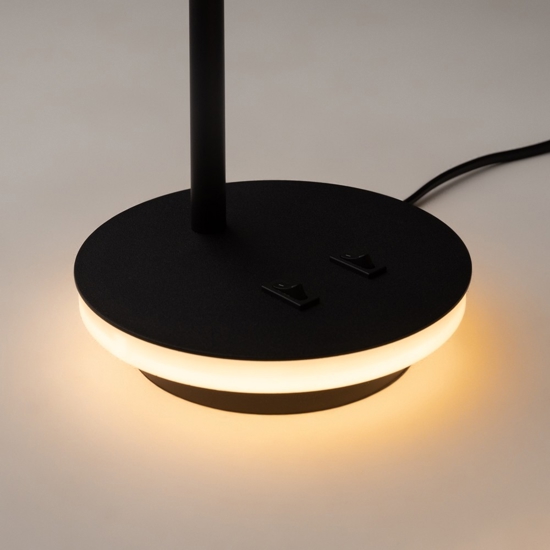 Maytoni estudo lampada da tavolo orientabile moderna led 3000k