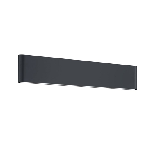 Applique per esterno led 16w 3000k rettangolare antracite