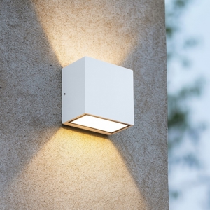 Argo ap2 applique da esterno led 10w 3000k bianco ip65 ideal lux