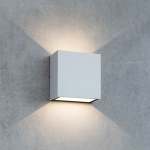Ideal lux argo ap1 4000k applique da esterno giardino ip65 bianca led 6w bianca