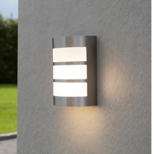 Applique da esterno nickel satinato ip54