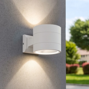 Snif ap1 round applique da esterno ip54 bianco ideal lux