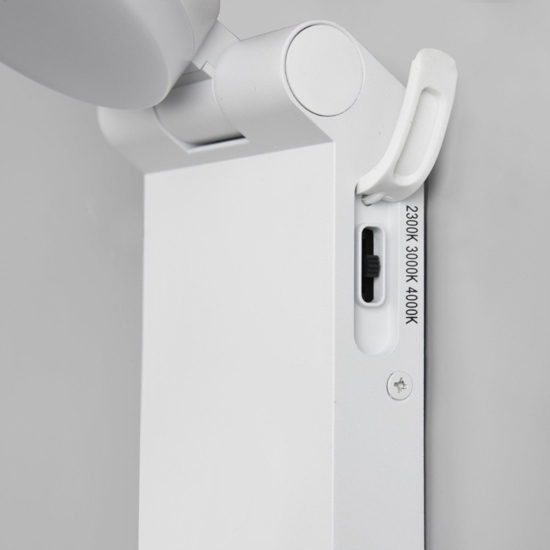 Applique bianco per esterni orientabile led 7w 2300k 3000k 4000k