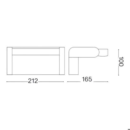 Swipe ap sensor ideal lux applique per esterno con sensore antracite