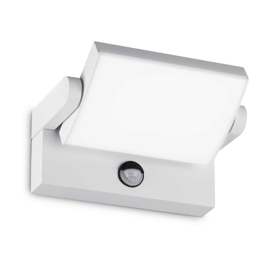 Swipe ap sensor ideal lux applique da esterno led 3000k  bianco con sensore