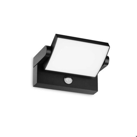 Ideal lux applique da esterno con sensore swipe ap sensor nero
