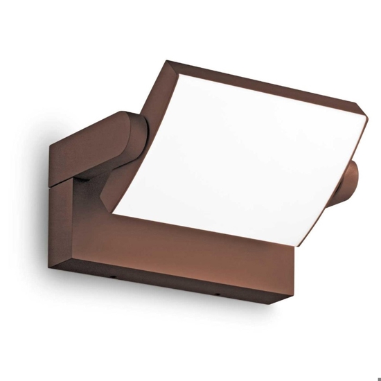 Swipe ap ideal lux applique da esterno ip54 marrone orientabile led 3000k