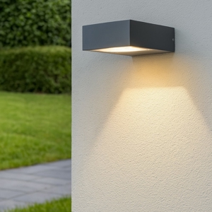 Applique da esterno sirio ap1 ideal lux antracite ip65