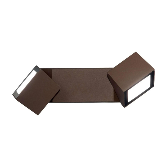 Ap steve ondaluce applique da esterno led 12w 4000k orientabili
