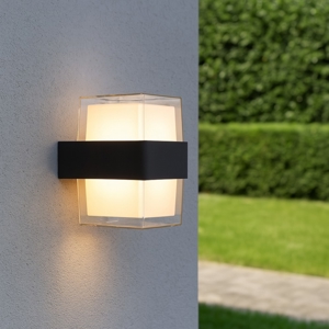 Applique antracite da esterno moderna 9w 3000k