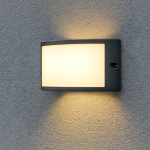 Rex-1 ap1 applique da esterno curvo ip44 antracite ideal lux